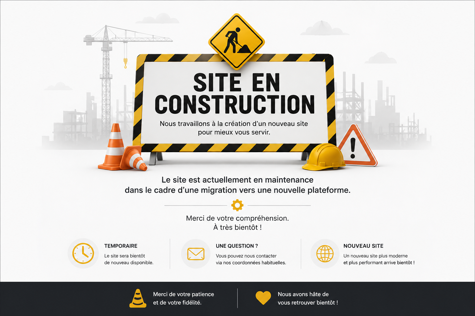 Site en construction